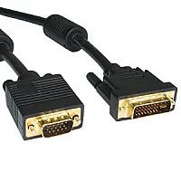 5m DVI to VGA Cable SVGA Cable VGA Male to DVI Male