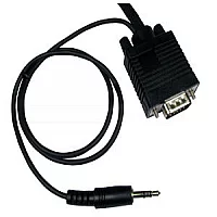 VGA and 3.5mm Cable PC to TV Lead 5m