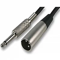 3m XLR to 14 Inch Jack Cable Mono TS Microphone Cable