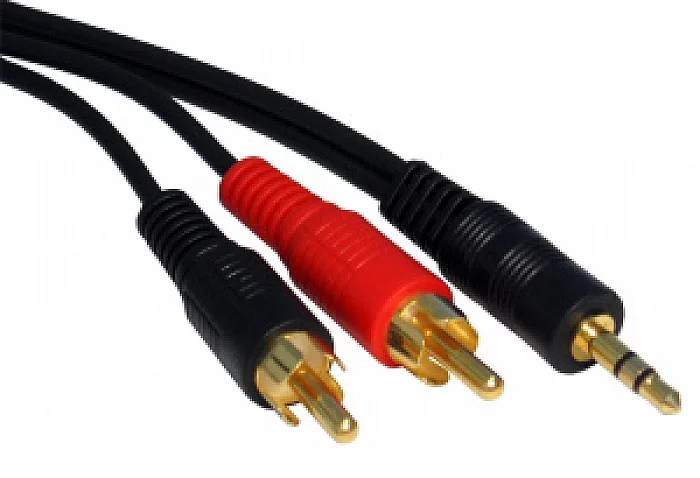 1.5m 3.5mm Stereo to Two RCA Cable