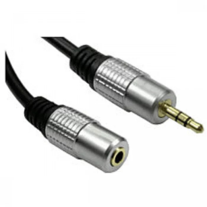 3m 3.5mm Male Female Stereo Cable Gold Connectors
